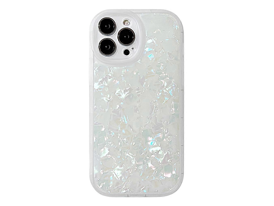 Capa De Tpu Com Padrão De Concha E Capa Traseira À Prova De Choque Para Iphone 15 Pro