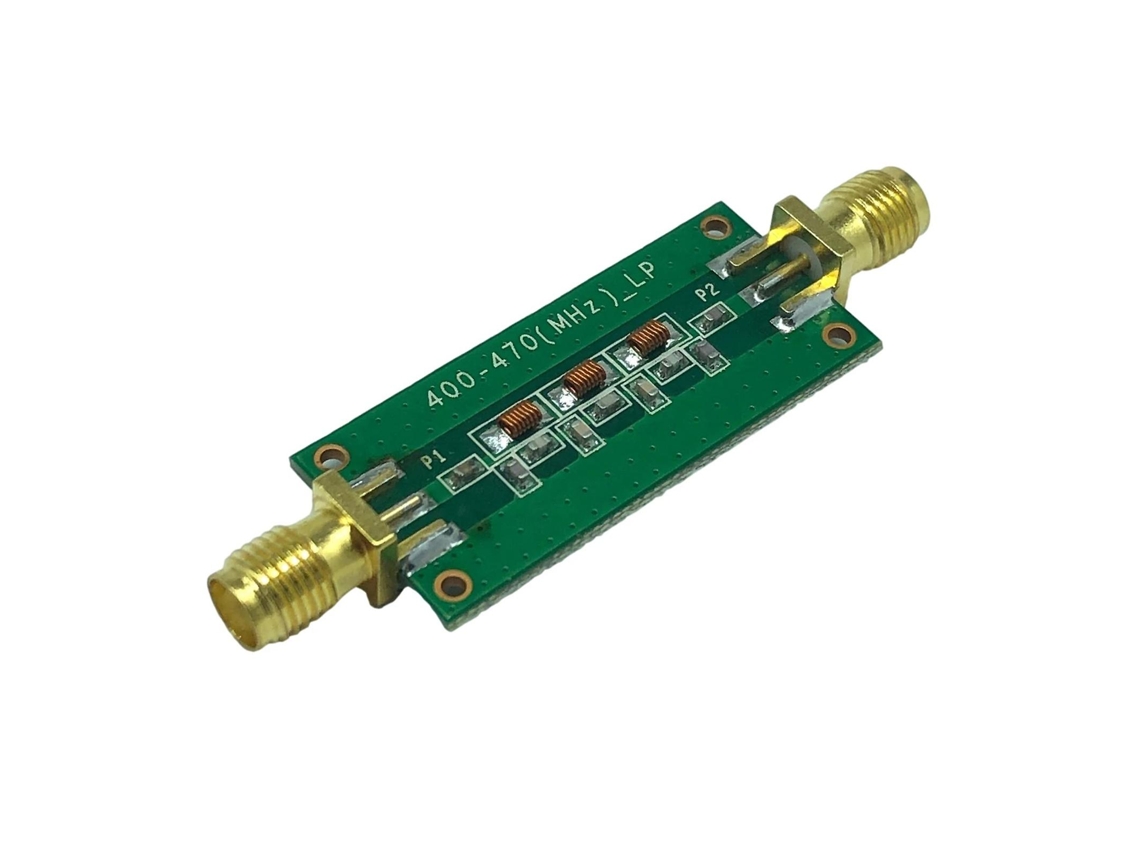 Metal O Filtro Passa Baixo Lpf De 433mhz Sobre A Capacidade De Supressão Do Harmônico 50dbc