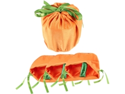 Sacolas De Doces Em Formato De Abóbora Para Lembrancinhas De Halloween Com Cordão Gokoco