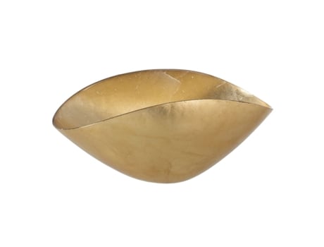 Centro de Mesa Dourado Cristal 17 X 37 X 17 Cm
