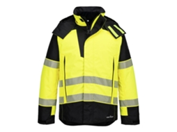 Jaqueta De Inverno Pw3 Fr Modaflame Rain+ Hi-vis Laranja E Preto / Xxl