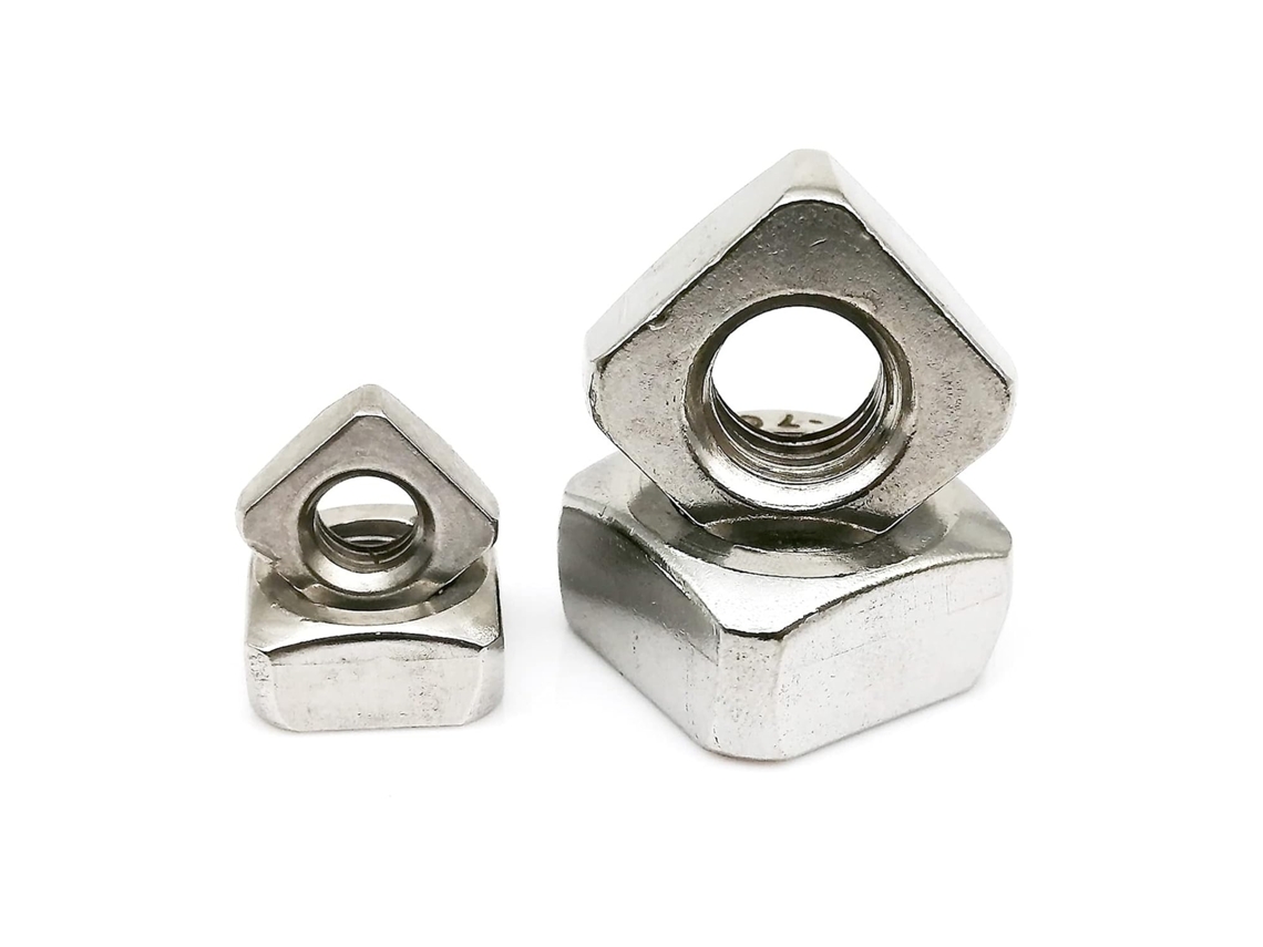 Porcas Quadradas Em Aço Inoxidável 304 M3 M4 M5 M6 M8 M10 M12