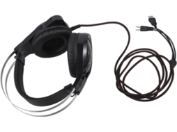 Fone De Gamer Com Fio E Toque Em Metal Preto Para Jogos, 7 Cores