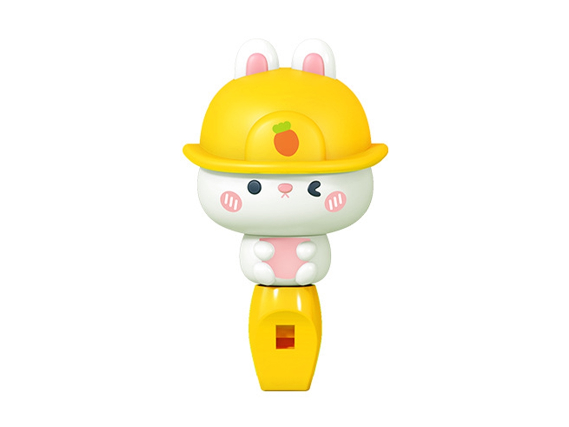 Mali apito Cartoon Cute para Crianças com Cordão Brinquedo Plástico Portátil Preschool Coelho