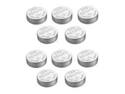 Renata Pack de 10 Blisters de 1 X303 Sr44Sw Bateria Botão de Óxido de Prata