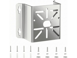 Suporte De Canto Com Placa Montagem Universal Em Aço Inoxidável E Furos Combinados, Adequado Para Projetos De Bricolagem