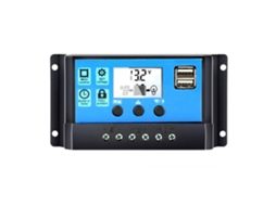 Hkj regulador de Carga Solar Universal 12v/24v Auto Con Dual Usb para Diy Panel Solar Batería