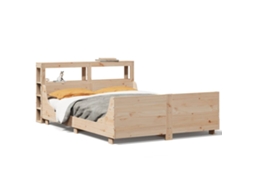Cama Sem Colchão 120x190 Cm Madeira de Pinho Maciça MAISON EXCLUSIVE