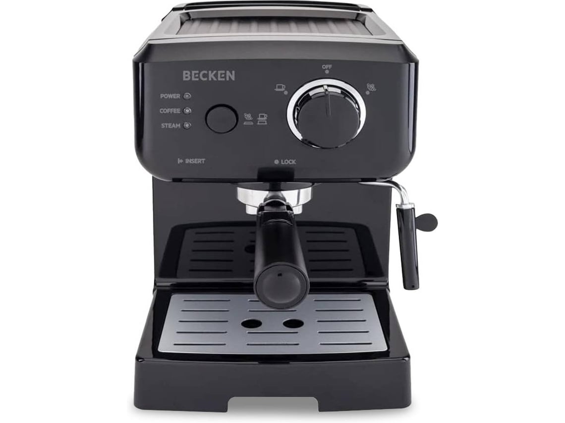 Máquina de Café Manual BECKEN BECM2493 (15 bar - Café moído)