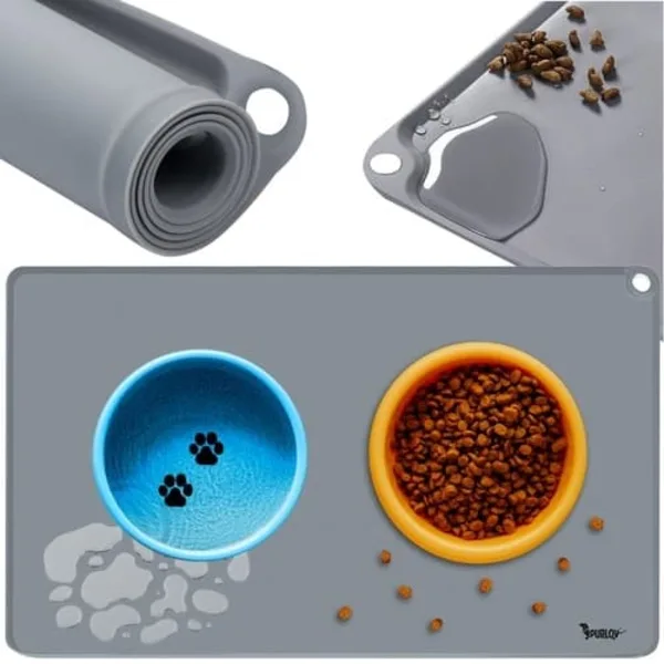 Descanso para Tigela de Comida/água, Silicon AQUAFORGE