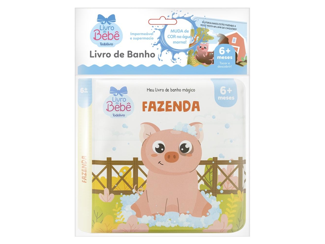 Livro Meu Livro De Banho Magico - Fazenda De Todolivro (português)
