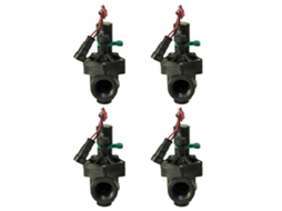 Válvula Solenóide RAIN Rn 150 9v 3/4” com Regulador de Fluxo (pacote com 4)