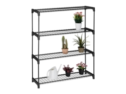 Estante Para Plantas Com 4 Prateleiras