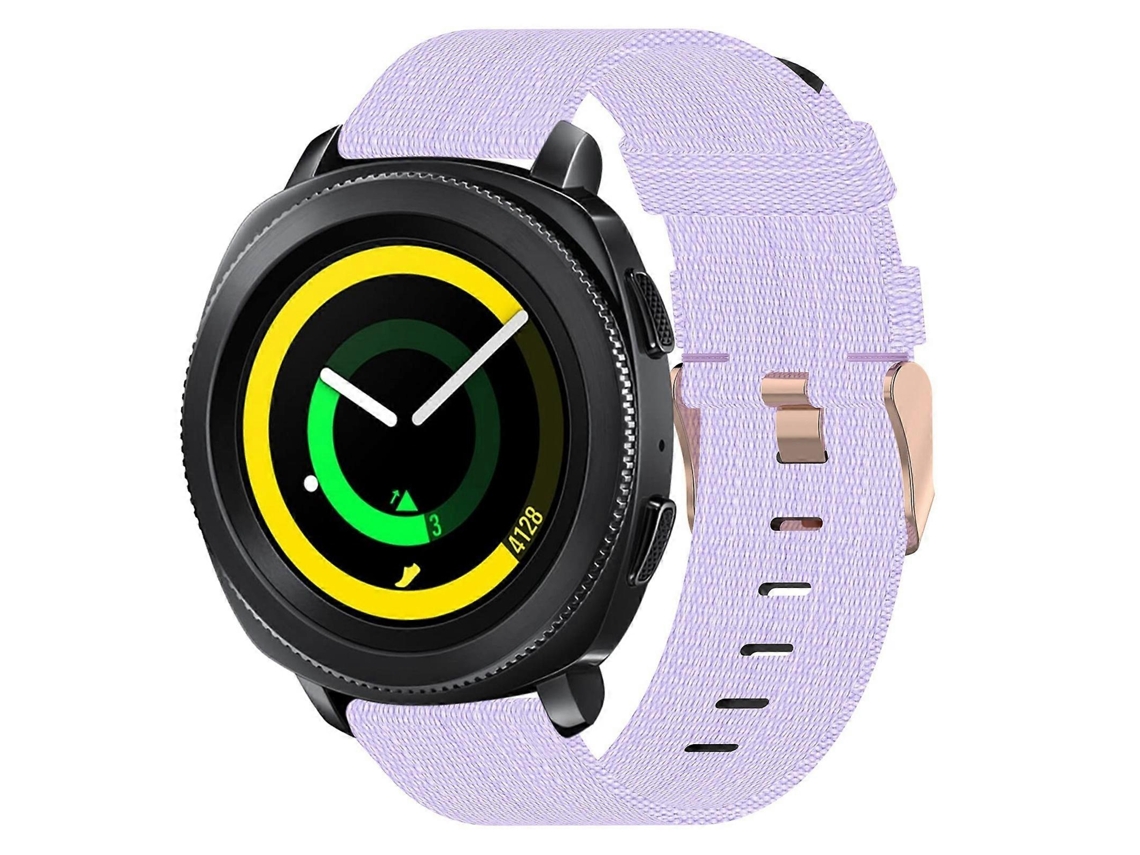 Pulseira De Nylon Trançado De 20 Mm Para Samsung Gear Sport