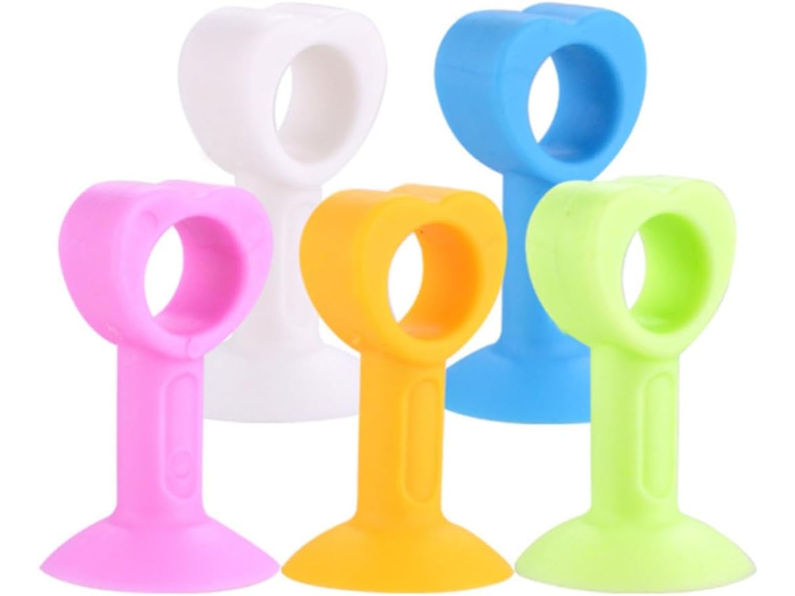 Kit Com 12-batentes De Silicone Genéricos Para Maçanetas Portas, Proteção De Paredes E Redução Ruído Para Cozinha