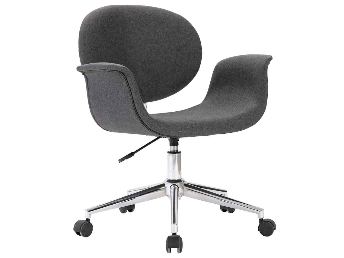 Conjunto 1 Cadeira De Jantar Vidaxl Cinzeto Tecido (67 X 62 X 87.5 Cm)