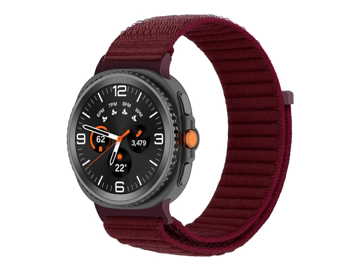 Pulseira De Nylon Trançado Com Textura Ondulada Na Mesma Cor Para Samsung Galaxy Watch8 / Watch8 Classic