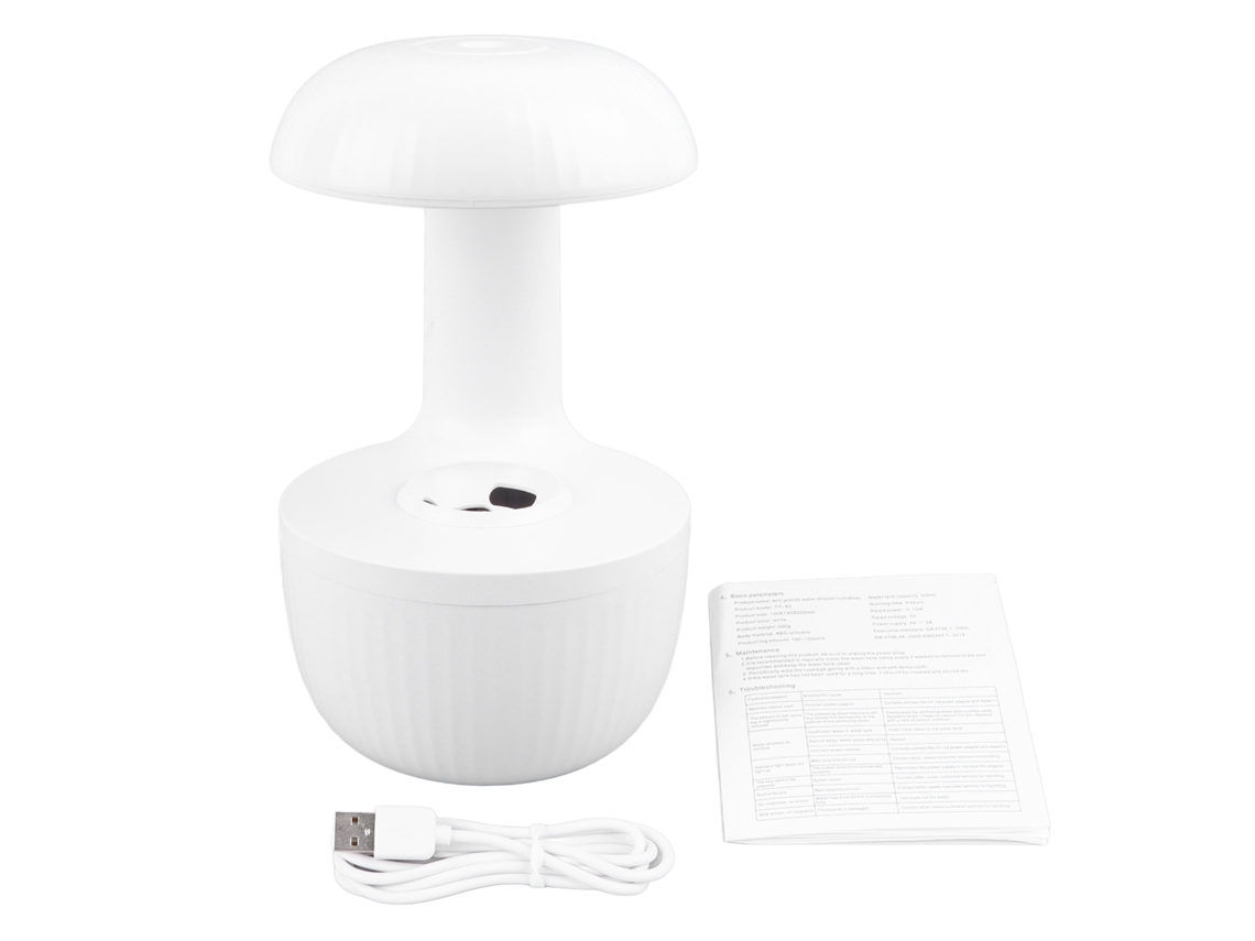 Umidificador Portátil Inteligente com 500ml, Névoa Fria LAXISCREED
