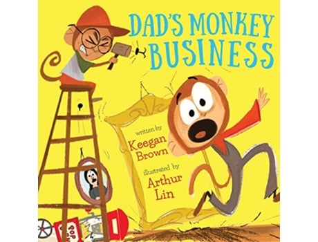 Livro Dads Monkey Business de Keegan Brown (Inglês)