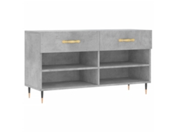 Banco Sapateira Derivados de Madeira Cinzento Cimento MAISON EXCLUSIVE (102x35x55 cm)
