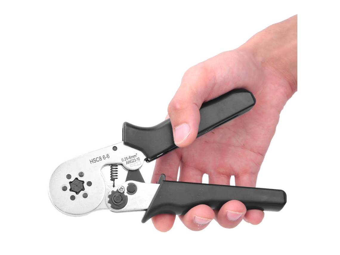 Laxiscreed Alicates De Crimpagem Automática Para Cabos De 0.25 A 6mm² Com Empunhadura Preta