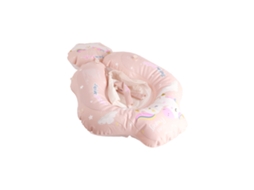 Círculo De Nado Infantil Com Protetor Solar Inflável Cavalo Rosa Para Bebê Xl (diâmetro Interno 19cm)