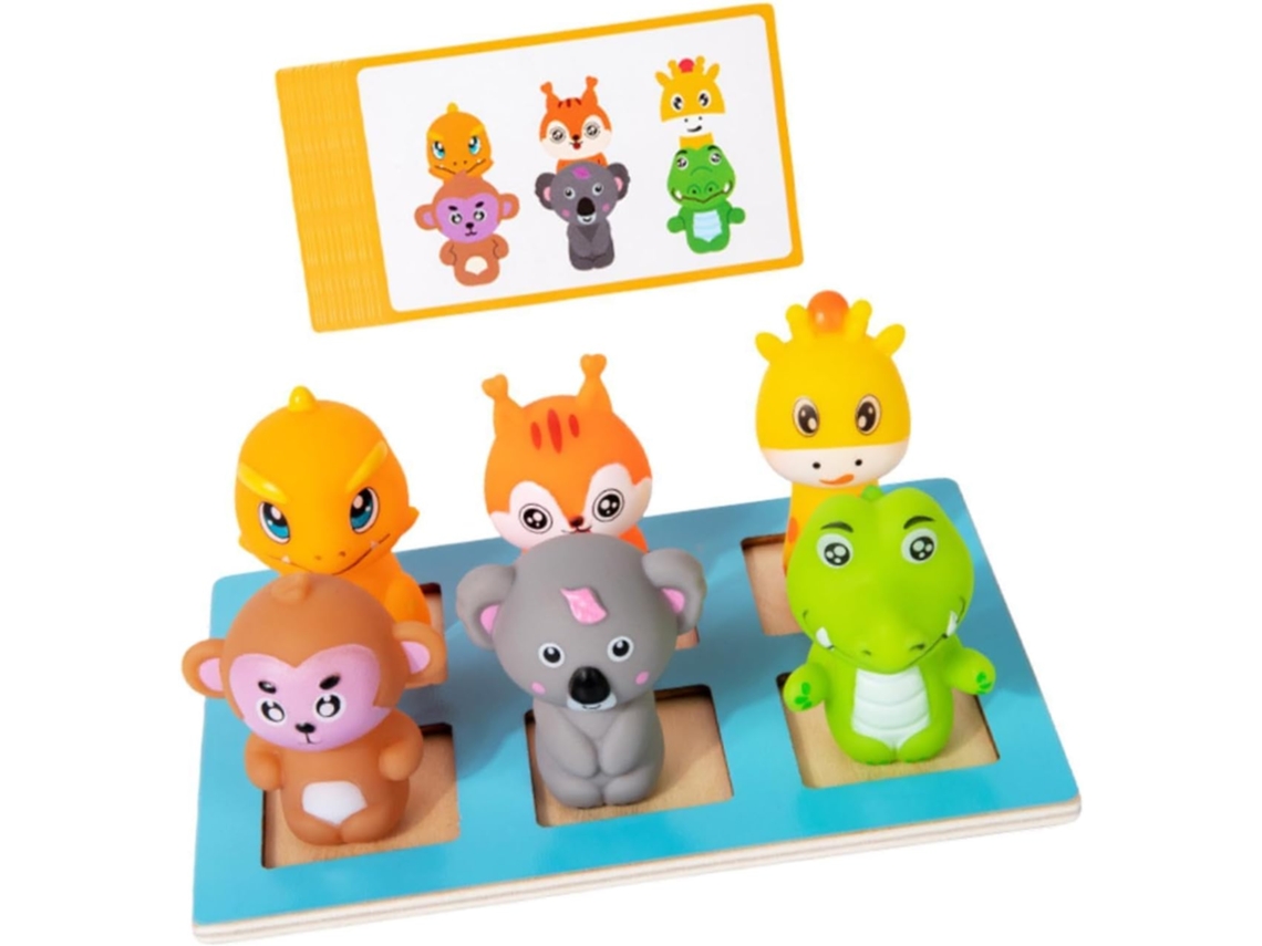 Jogo Interativo De Correspondência Animais Para Crianças 3, 4 E 5