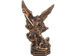 Estátua Decorativa Retrô Resina Sintética Escritório Elegante Aparência Antiga Ideal Presentear Qualquer GOKOCO