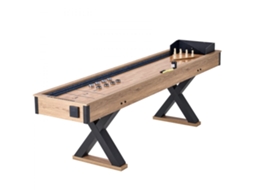 Mesa De Jogos Shuffleboard E Bowling 2 Em 1 274 Cm Com Acessórios Completos Tekmaquinas