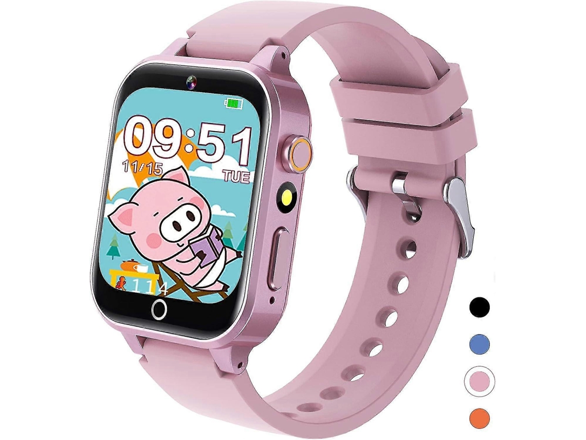 Relógio inteligente infantil com 26 jogos, tela HD atualizada, interface USB-C, câmera, pedômetro, tocador de música, bicicleta elétrica ZD B2 K Ly