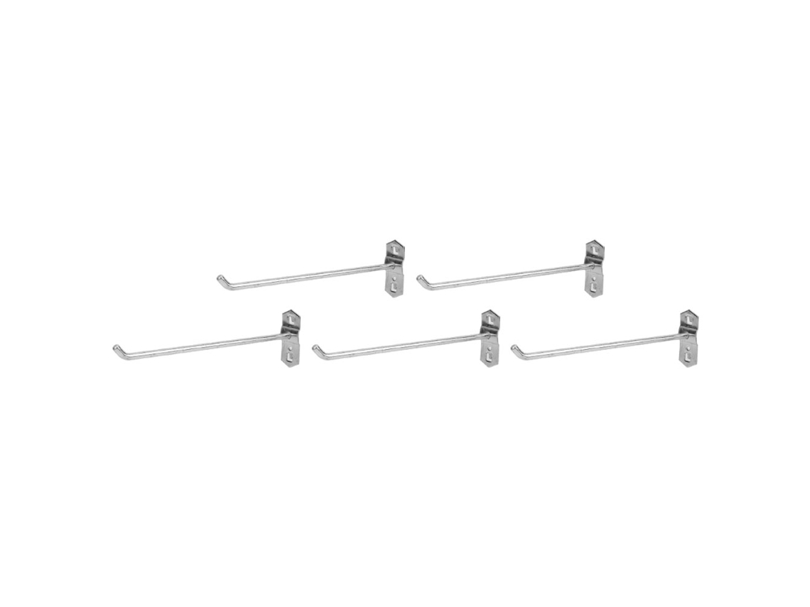 5 Peças De Gancho De Armário De Ferramentas Para Ferramentas De Ferreteria, Suporte De Parede Para Chaves, 200x6mm