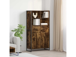 Vidaxl Buffet Carvalho Fumê 81 X 36 X 150,5 Cm Derivados De Madeira