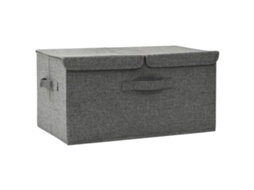 Storage Box, Storage Boxes Vidaxl Antracite Tecido (50 X 30 X 25 Cm)