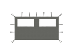 Gazebo Sidewall, Gazebo Sidewalls Vidaxl Antracite Tecido (4 X 2 M)