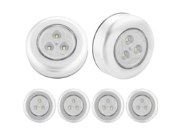 Luzes LED Noturnas Nova Line, 6 peças, autoadesivas | S/MARCA