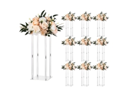 Suporte Floral Para Casamentos E Casa Com Laminado Acrílico 10 Unidades Vevor