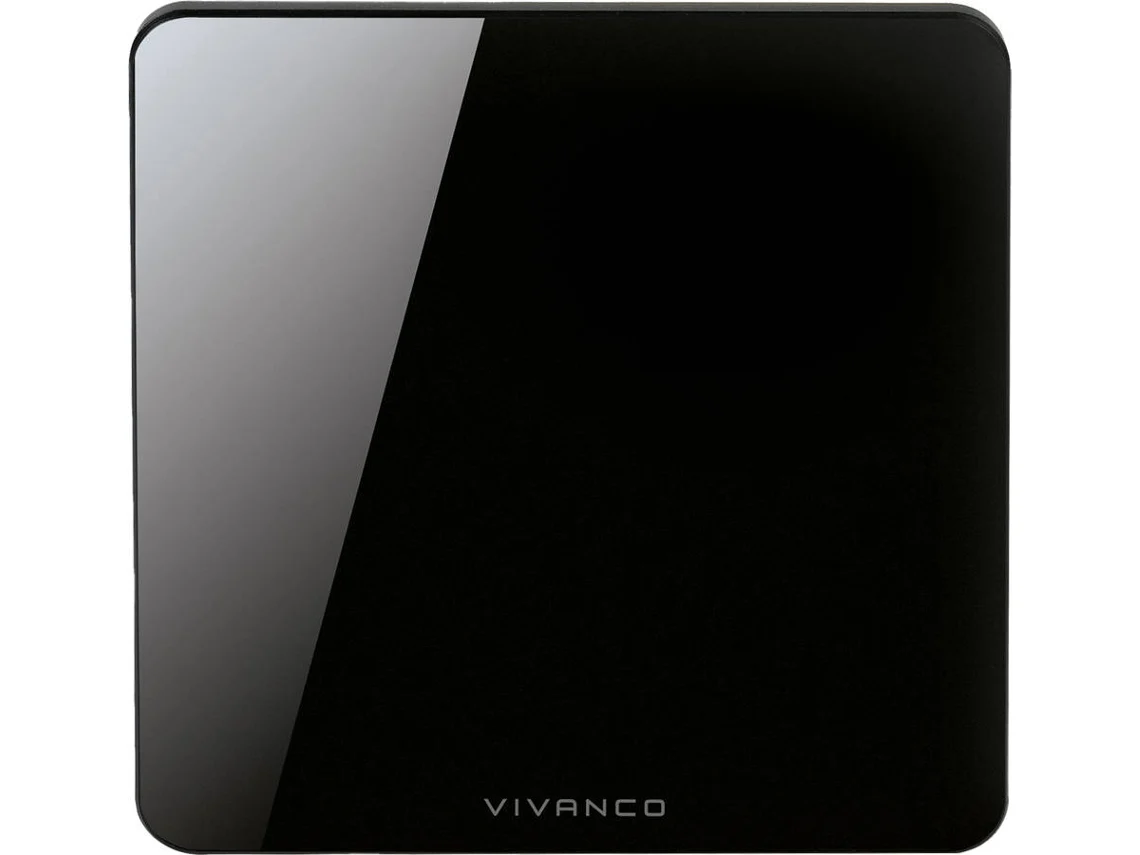 Antena Interior VIVANCO TVA3040 Quadrada (Full HD - Preto)