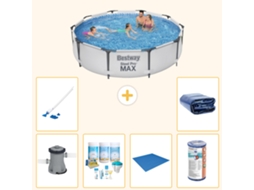 Bestway Piscina Bestway Steel Pro Max Redonda - 305x76 Cm - 7-peças S21676