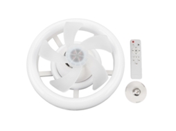 Aetheria ventilador de Teto com Luz Led Inteligente Ajustável 3 Cores Dimmable Controle Remoto