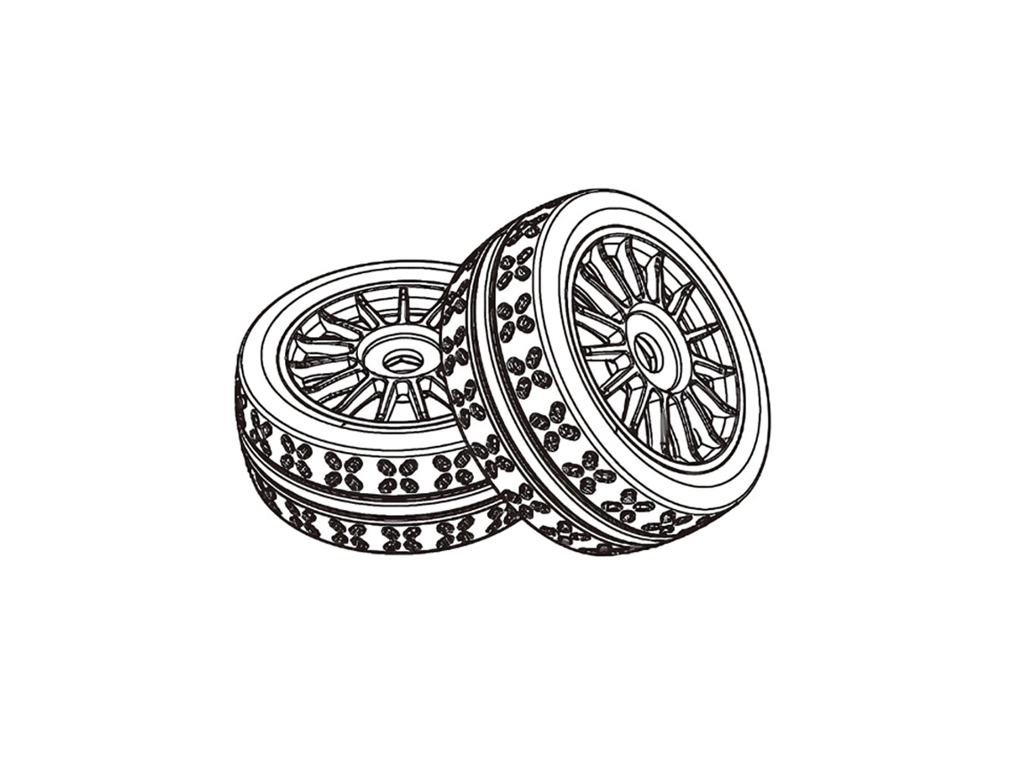 P73300b2mjx 7304 Peças Originais para Carro Rc Roda Pneu P73300a P73300b2 MDUG