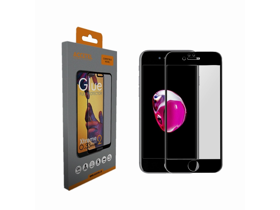 Película De Vidro 6d Full Glue - Iphone 7g/8g Preto
