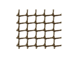 MALHA PLÁSTICA QUADRADA 0,5x0,5 cm CASTANHO 1x25 m