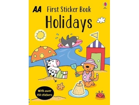 Livro First Sticker Book Holidays de AA Publishing (Inglês)