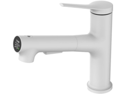 Torneira Misturadora De Água Quente/fria Extensível Com Visor De Temperatura