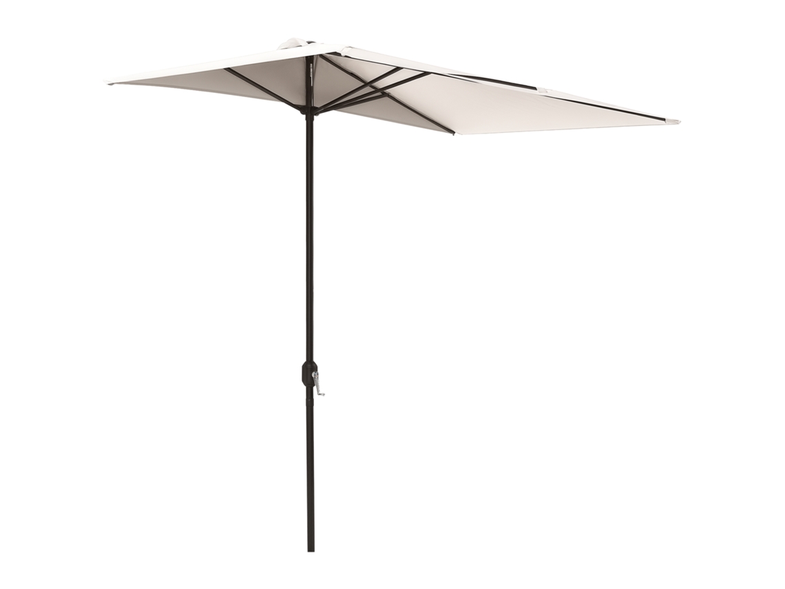 Guarda sol Parede Meia lua Poupa Espaço C/ Manivela, Creme. DECORALAR TECH