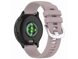 Pulseira de silicone 18 mm com fivela de aço para smartwatch 41 mm GOKOCO