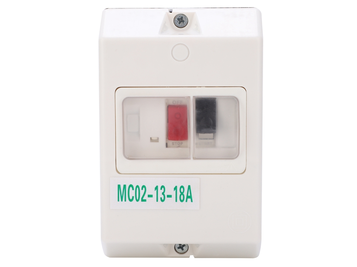 Interruptor de proteção de motor à prova de água com descarga térmica e sobrecarga 220v/380v | S/MARCA