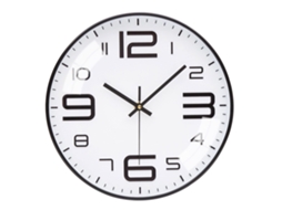 Relógio de Parede de 12 Silencioso, Movimento de Quartzo Sem Tique taque, Decoração, Grande Display Digital, Relógio Redondo Moderno para EHSTMIND