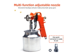 Pistola de Pintura Sem Fio 1.5mm Bico de Cobre 750ml S/MARCA