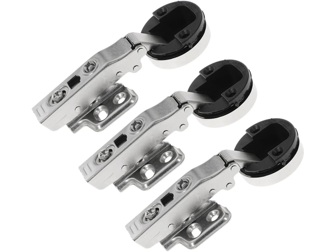 Conjunto De 3 Dobradiças Silenciosas Com Amortecimento Para Portas